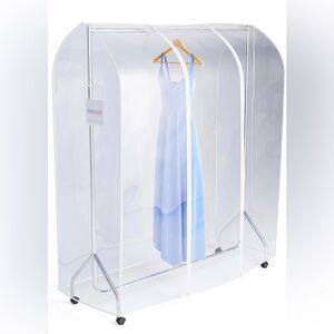 HANGERWORLD 3ft Clothes Rack Cover Clear Showerproof 92x165x60cm- Cover Only